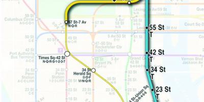 Žemėlapis antra avenue metro