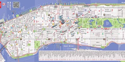 Detalus planas Manhattan, ny