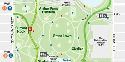 Žemėlapis centrinis parkas veikia