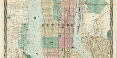 Istoriniai žemėlapiai Manhattan