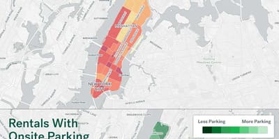 NYC gatvės automobilių stovėjimo aikštelė žemėlapis Manhattan