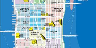 Žemėlapis galimybes Manhattan